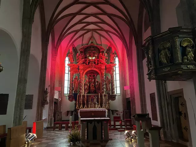 Die Kirche in Abtenau wird die Bühne für die Musikerinnen und Musiker sein.  | Foto: MS Abtenau