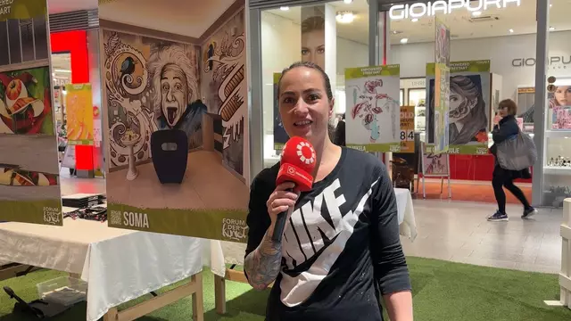 Tamara SOMA Volgger, renommierte Salzburger Streetart-Künstlerin. | Foto: ckz