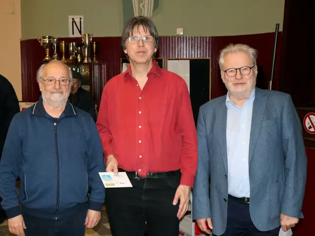 Zweite in der Gesamtwertung: Stefan Propst, Peter Kratochwil, Obmann Richard Kratzer (v.l.) | Foto: BCP