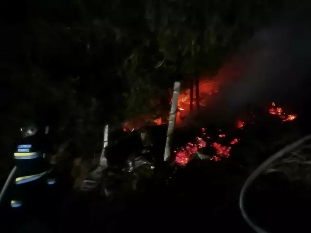 Die FF Rennweg am Katschberg wurde zu einem sich ausbreitenden Feuer auf den Pleschberg alarmiert. | Foto: Freiwillige Feuerwehr Rennweg am Katschberg