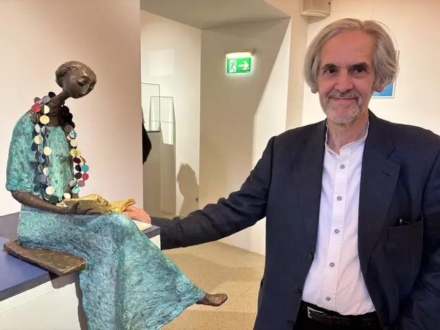 Edgar Huber ist der Sohn von Erwin Huber und präsentierte das Vermächtnis seines Vaters. | Foto: MeinBezirk/Hofmüller