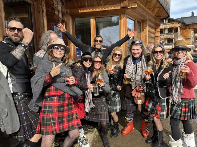 Am heutigen Samstag fand der 9. Kilt-Skitag auf der Turracher Höhe statt. | Foto: MeinBezirk.at