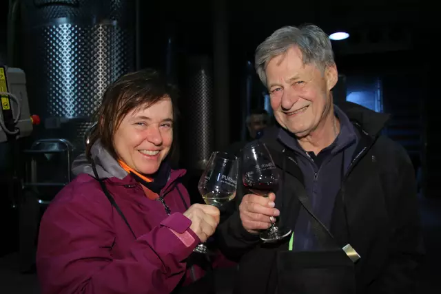 Gerlinde und Karl waren begeistert von der Vielfalt der Weine 