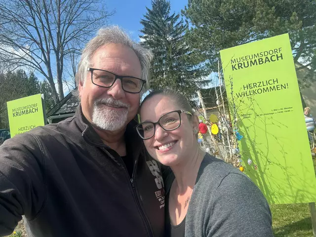 Für MeinBezirk am Ostermarkt: Peter Zezula &amp; Jenny Reisner.