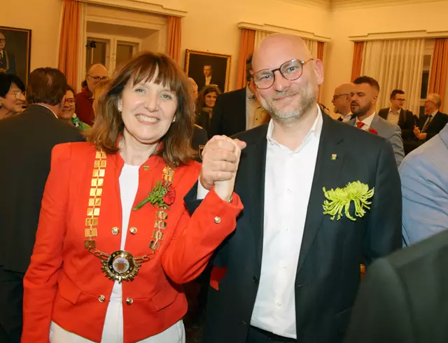 Silvia Drechsler (SPÖ) und Rainer Praschak (Grüne). | Foto: Ronny Fras
