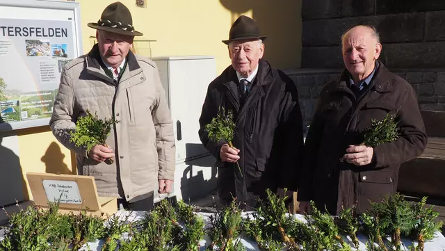 Vor Kurzem wurden in Weitersfelden Palmbuschen verkauft. Die Segnung wird am 13. April stattfinden. | Foto: Ludwig Riepl