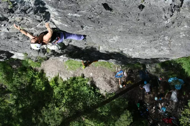 Zu einem Kletterunfall kam es im Klettergarten Karres. (Symbolfoto) | Foto: Alpenverein/Christoph Helletsberger