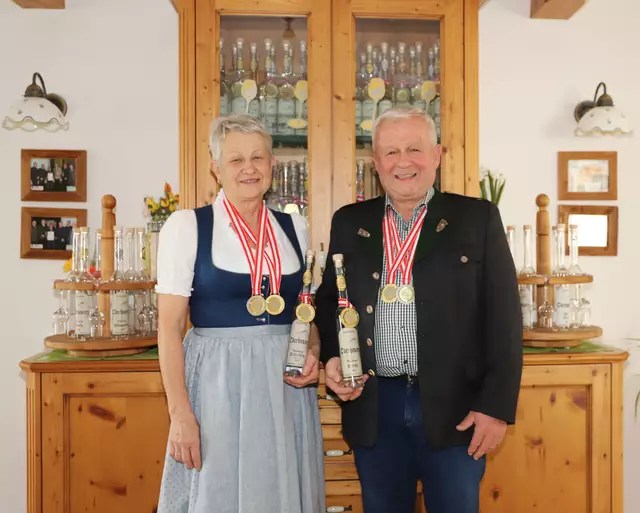 Maria und Albert Altenbuchner aus Gilgenberg. | Foto: Altenbuchner