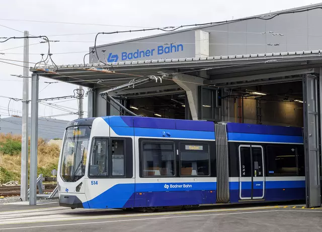 Die neue Abstellhalle Leesdorf. | Foto: feelimage / Matern