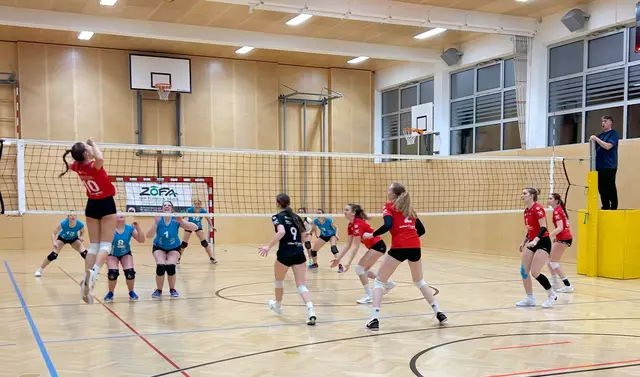 Die U18-Mädchen der Union Raiffeisen Waldviertel stehen im NÖ-Cupfinale. | Foto: Union Volleyball Raiffeisen Waldviertel