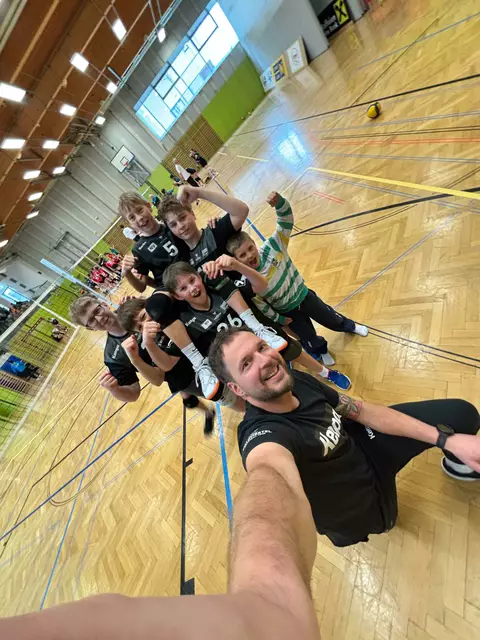 Die U14-Jungs des Clubs kämpften beherzt beim Landesfinale und wurden Vize-Landesmeister. | Foto: Union Volleyball Raiffeisen Waldviertel