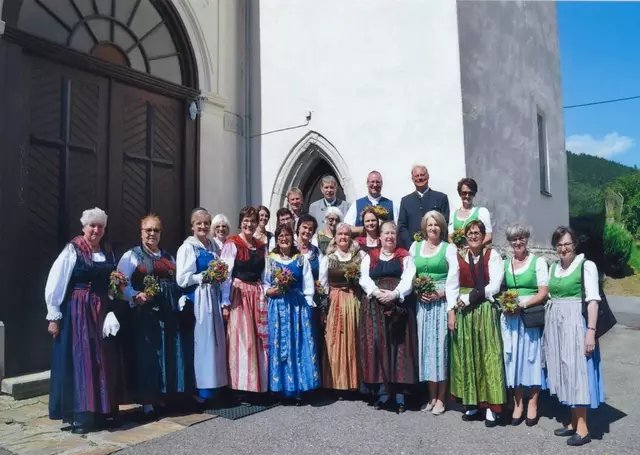 Die Trachtengruppe 2023. | Foto: Trachtengruppe Bad St. Leonhard
