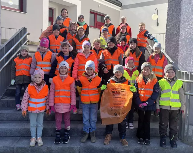 „Saubere Gemeinde“: Die Kinder der VS Friedersbach achten auf die Umwelt. | Foto: VS Friedersbach