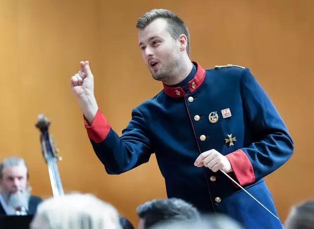 Michael Lettner ist seit seinem 21. Lebensjahr Kapellmeister der Bürgerkorpskapelle Regau und jetzt auch Bezirkskapellmeister