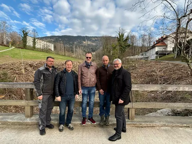 Erste Lösungsansätze für den Radegunderbach wurden skizziert. | Foto: ÖVP St. Radegund/Jakob Taibinger