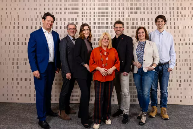 Das Team hinter den Regionalgesprächen mit dem Gast Prof. Dr. René Schmidpeter (g.l.) | Foto: Alex Barendregt