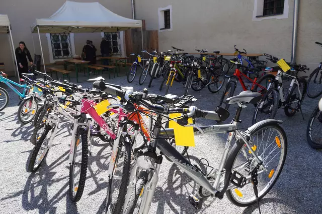 Heuer wurden besonders viele Fahrräder angeboten. | Foto: Nicole Hettegger