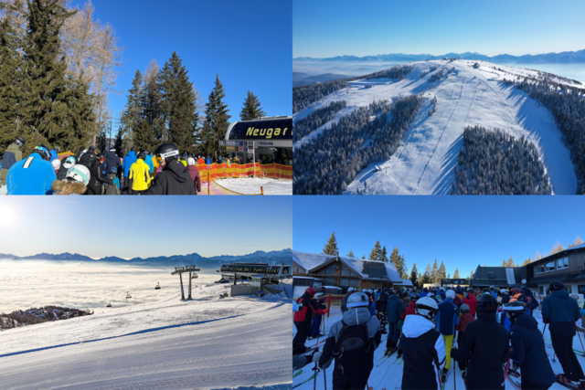 So leer präsentieren sich die Pisten nicht immer – besonders an Spitzentagen wird es an den Liften schon mal eng. | Foto: Gerlitzen Alpe/MeinBezirk.at