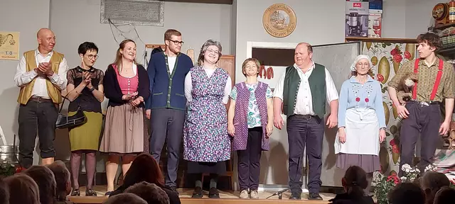 Aufführung von „Mucks Mäuserl Mord“ im Theater in Atzbach. | Foto: Ebenseer PV