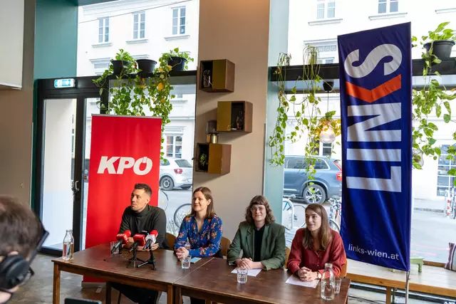 Ein gemeinsames Bündnis von KPÖ und Links gab es auch bei der jüngsten Nationalratswahl 2024, so wie es auch bei der vorgezogenen Wien-Wahl am 27. April der Fall sein wird. | Foto: KPÖ