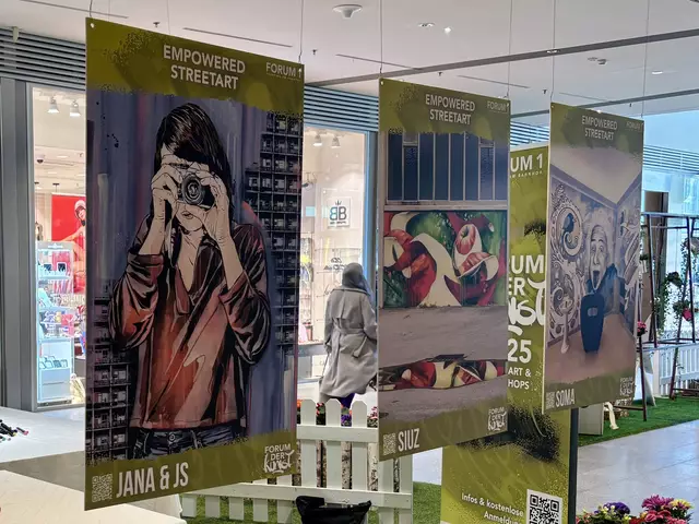 Der Workshop war Teil des Auftakts zur Veranstaltungsreihe „FORUM der Kunst 2025“, die mit der Ausstellung „Empowered Streetart“ bereits Ende März begann. | Foto: ckz