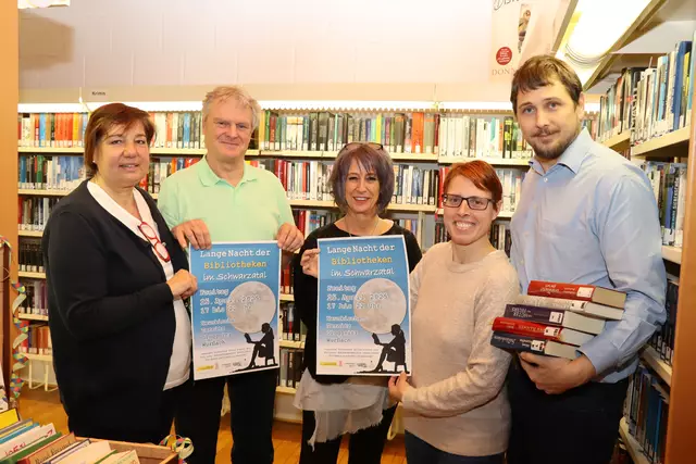Die Bücherei-Teams freuen sich auf regen Zuspruch am 25. April. | Foto: Stadtgemeinde Neunkirchen