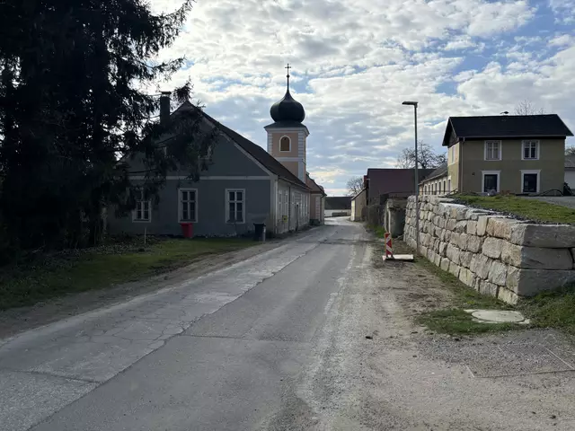 In Ulrichschlag wird die Ortsdurchfahrt erneuert. | Foto: Daniel Schmidt