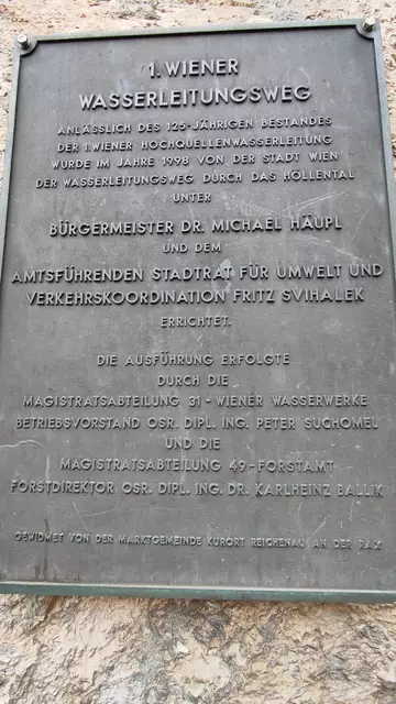 1998 wurde der Wasserleitungsweg errichtet... | Foto: I.Wozonig