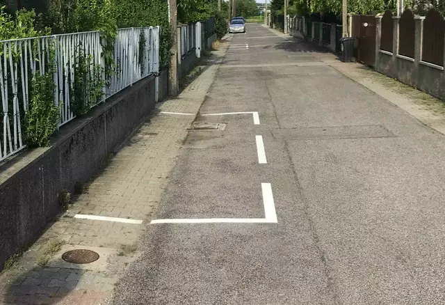 In der Donaustadt sorgen Parkplatzmarkierungen für Probleme. | Foto: Gertrud Birkstöckl