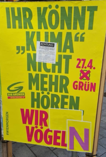 Foto: Screenshot diegruenenwien/Instagram