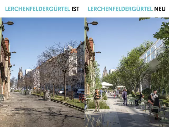 Beim Lerchenfelder Gürtel kann sich die ÖVP einen hoch geführten Radweg vorstellen. | Foto: Visualisierung Zoom VP.AT