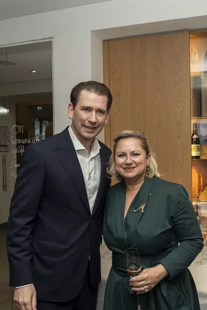 Auch Sebastian Kurz mischte sich unter die Gäste. | Foto: Mörwald Holding GmbH
