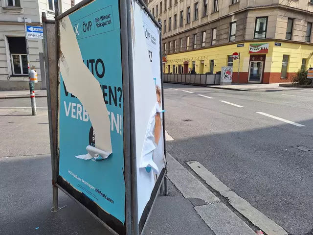 Die ÖVP berichtet etwa von Hunderten beschädigten Wahlplakaten im Stadtgebiet. | Foto: Antonio Šećerović/MeinBezirk