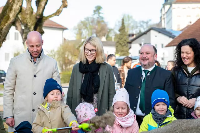 Heute erfolgt der Spatenstich für den Neubau der Kinder-Bildungs- und Betreuungseinrichtung (KBBE) St. Florian.
 | Foto: Fotokerschi/Simon Brandstätter