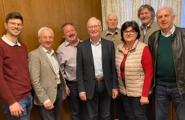 Stefan Wildzeiss, Stefan Grosz, Ernst Pauer, Werner Gradwohl, Walter Weghofer, Christine Binder, Richard Kanpits und Hans Binder.
 | Foto: Werner Gradwohl