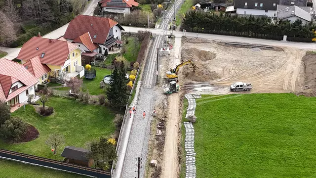 Der Radweg ist zur Zeit gesperrt.