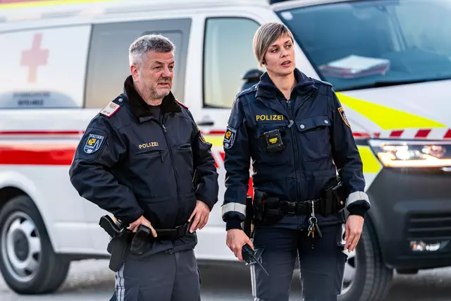 Auch die Polizei beteiligte sich bei der Frühjahrsübung der Feuerwehr in Gunskirchen und ergänzte den Einsatzverband. | Foto: FFW Gunskirchen