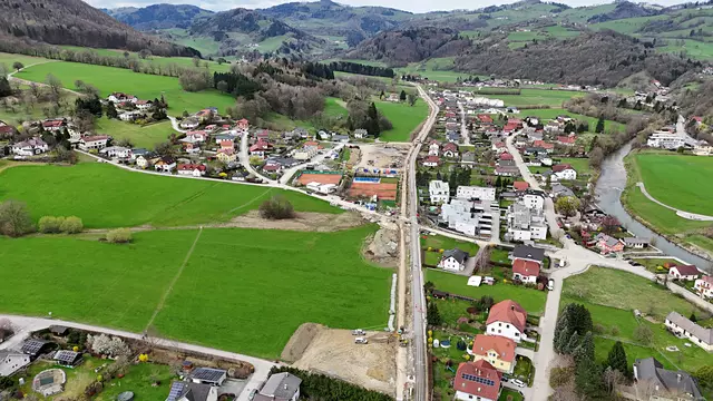 Die Bauarbeiten erstrecken sich bis Schwerbach