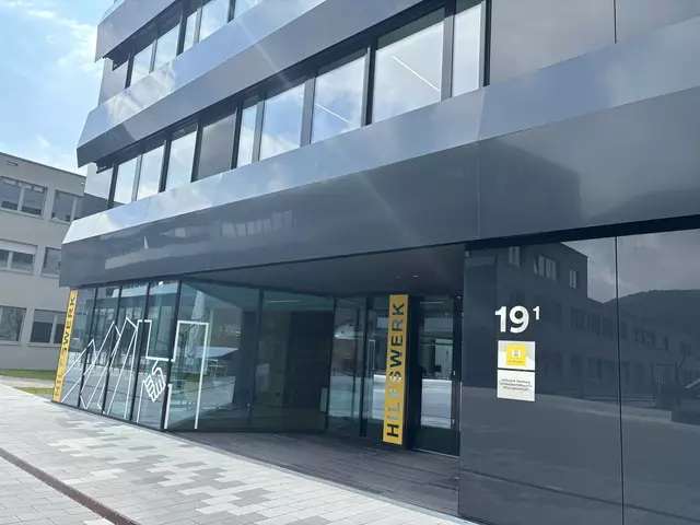 Die Landesgeschäftsstelle des Hilfswerks Salzburg in Puch/Urstein. | Foto: Emanuel Hasenauer