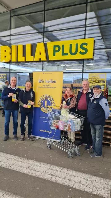 Peter Hubalik, Wolfgang Sinabell, Helga Grasl, Lucian Wetter, Peter Grasl. | Foto: Lions Club Tulln