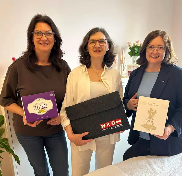 Frau in der Wirtschaft zu Besuch bei Adelheid Knabl im „Im Reich der Sinne“ in Jois. | Foto: WK Regionalstelle Neusiedl am See