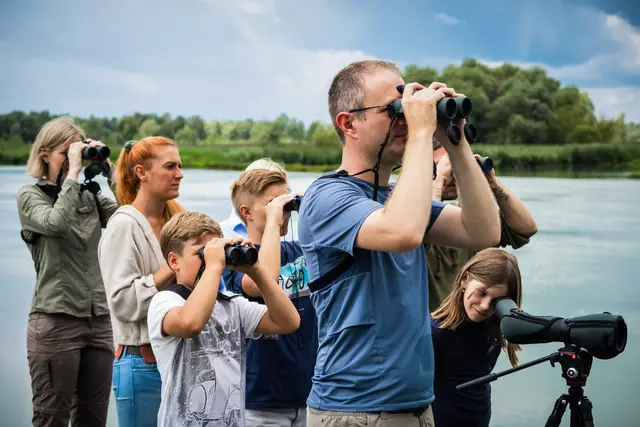 Naturschauspiel im Vogelparadies Unterer Inn. | Foto: A. Bellini