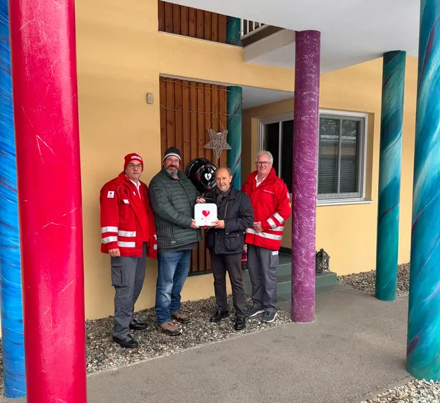 Malerei Edlinger v. li.: Markus Schmidl, Reinhold Edlinger, Josef Haller, Balthasar Brunner