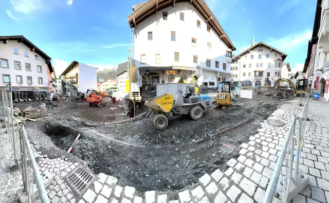 Bauarbeiten in der Stadt. | Foto: Kogler