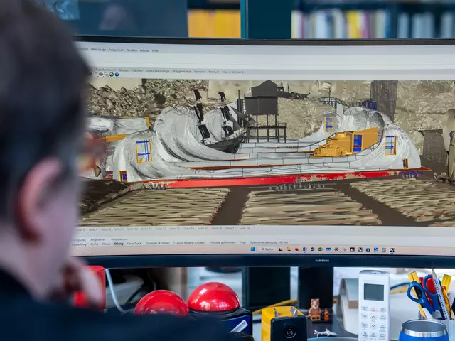 Geplant wird das Bühnenbild mithilfe des Computers.  | Foto: Valentina Marinelić/MeinBezirk