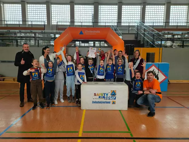 Die 3b der VS6 Römerberg holte sich den Sieg im Bezirksbewerb und darf Linz im Finale vertreten. | Foto: Zivilschutz OÖ