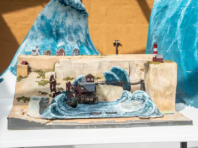 Das Modell für das Bühnenbild.  | Foto: Valentina Marinelić/MeinBezirk