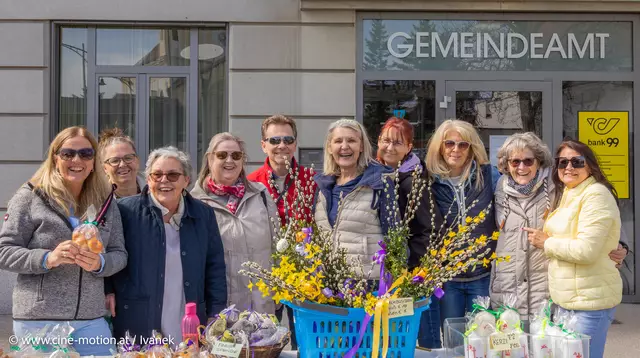 Die Damen und Herren der Dorferneuerung, die sich hier um Osterüberraschungen und Verpflegung kümmerten. | Foto: www.cine-motion.at / Ivanek