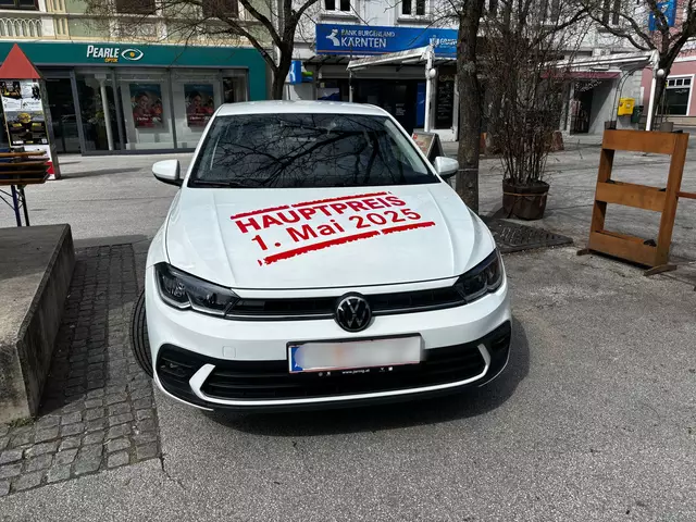 Der Hauptpreis ist ein nagelneuer VW Polo 4Me mit Top-Ausstattung. | Foto: SPÖ Kärnten