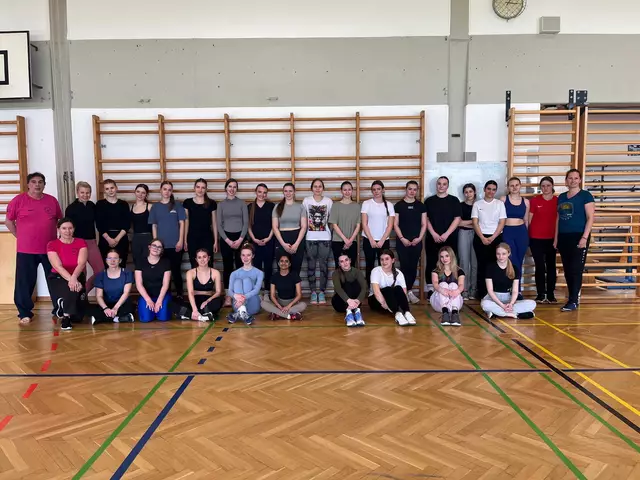 Die Jugendlichen des BG Werndlpark durften sich beim Training richtig auspowern. | Foto: Scholz